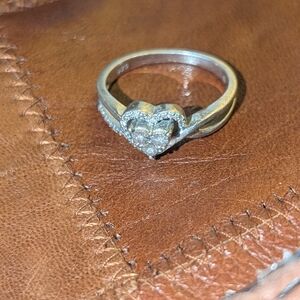 .925 Silver Heart Ring